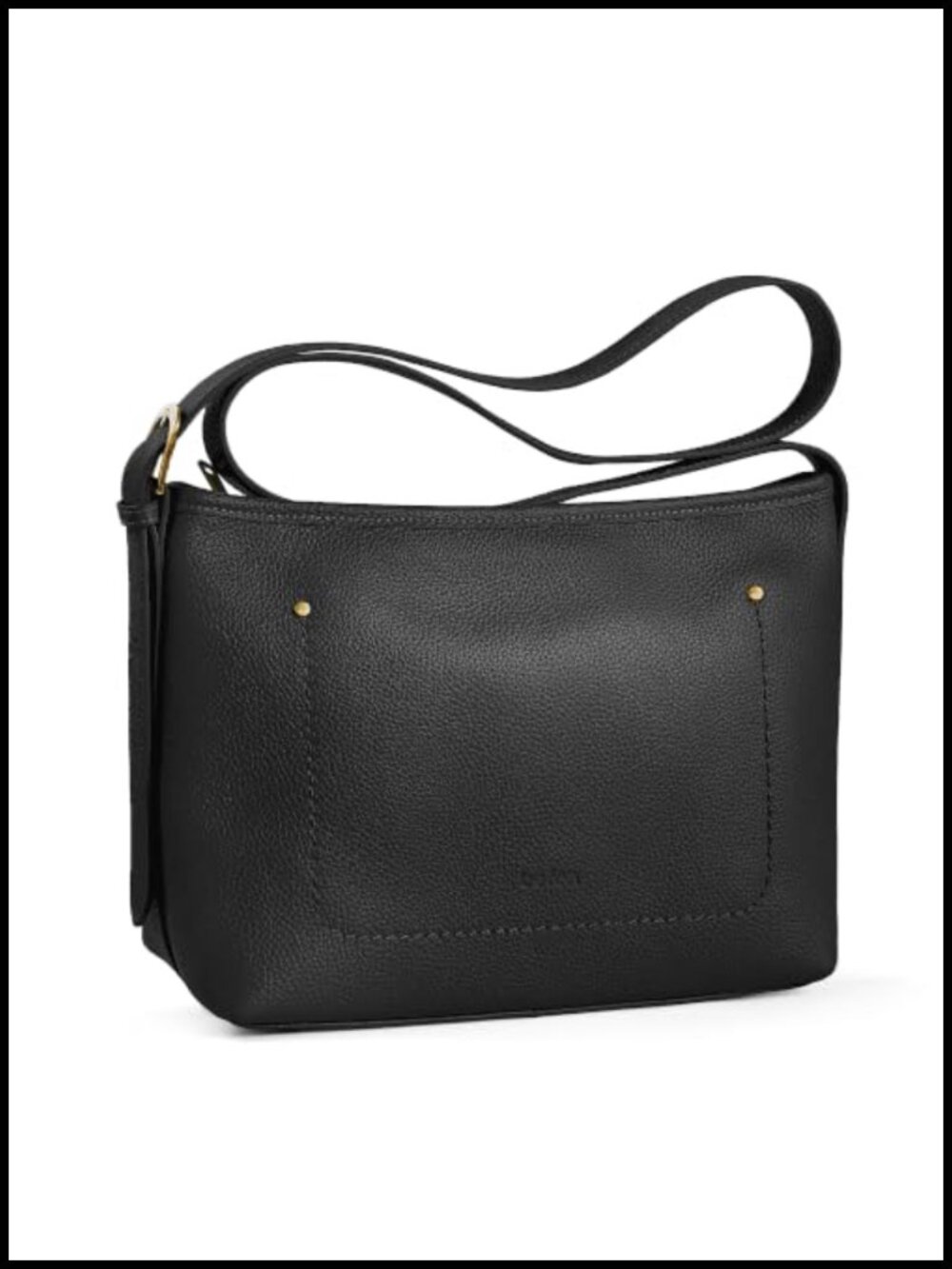 Genuine Leather Crossbody Bag RFID Shoulder Purse Medium Handbag